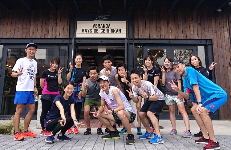 横浜の街をランニングで巡り、中華街で打ち上げ